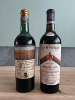 2 x Franse wijn rood - 1953/1955, Verzamelen, Gebruikt, Ophalen of Verzenden
