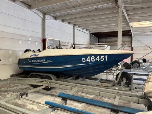 Quicksilver Commander 500, Watersport en Boten, Vis- en Consoleboten, Gebruikt, 70 pk of meer, 3 tot 6 meter, Benzine, Binnenboordmotor