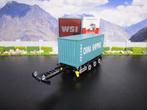 Wsi 04-2036 China Shipping 20FT Container & 03-1010 Chassis, Hobby en Vrije tijd, Modelauto's | 1:50, Ophalen, Nieuw, Bus of Vrachtwagen