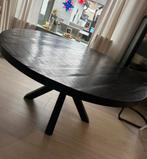 Ronde mangohouten tafel 150cm, Gebruikt, 100 tot 150 cm, Rond, Ophalen of Verzenden