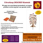 Partij 18 x Knutselpakket 3D boompje met edelsteen OP=OP, Hobby en Vrije tijd, Knutselen, Info@abcwinkel.nl, Nieuw, Ophalen of Verzenden