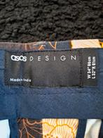 ASOS DESIGN Bloemenprint Broek Maat 34, Maat 52/54 (L), Overige kleuren, Ophalen of Verzenden, Zo goed als nieuw