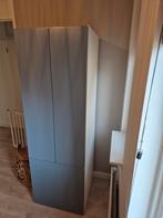 SMÅSTAD / PLATSA Kledingkast, wit blauw met lades, Ophalen, 200 cm of meer, 50 tot 100 cm, Zo goed als nieuw