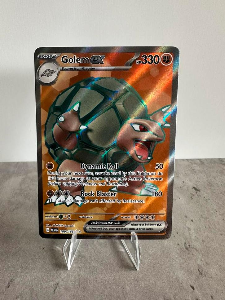 Golem 189 / 165, Hobby en Vrije tijd, Verzamelkaartspellen | Pokémon, Zo goed als nieuw, Ophalen of Verzenden