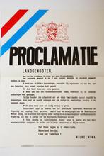 Affiche Proclamatie 'Bevrijding van Nederland' (1994), Verzenden, 1940 tot 1960, Zo goed als nieuw