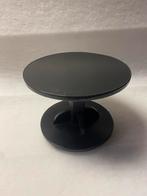 ZWARTE RONDE BIJZETTAFELTJE, Ophalen, Minder dan 55 cm, Gebruikt, Rond