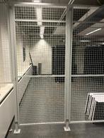 Binnen hekwerk metaal wit incl deur, Ophalen, Met poort, Gebruikt, Overige typen