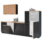 Keuken Nuon Zwart 280cm Softclose Nieuw Ook Wit Beschikbaar, Huis en Inrichting, Nieuw, Enkelwandige keuken, Ophalen of Verzenden
