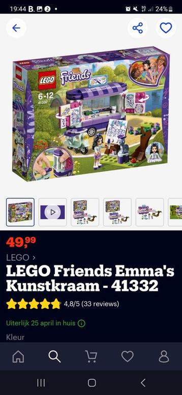 Lego friends Emmas kunstkraam 41332