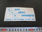 sticker venhorst BSO bouw service ossendrijver *, Ophalen, Zo goed als nieuw