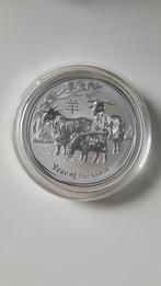 1 kg Zilveren Lunar II 2015 – Year of the Goat, Ophalen of Verzenden, Zilver