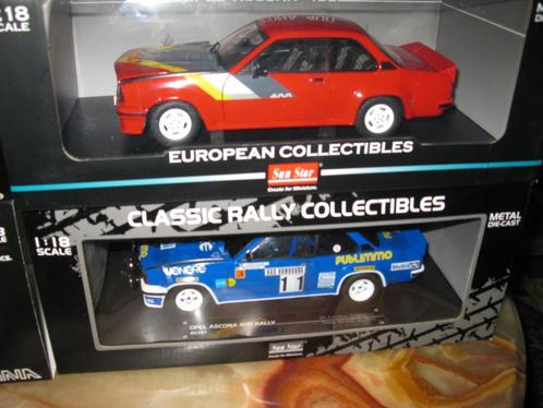 2 x Opel Ascona 400 Sunstar 1/18 nieuw, Hobby en Vrije tijd, Modelauto's | 1:18, Nieuw, Auto, Sun Star, Ophalen of Verzenden