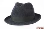 Vintage Gleufhoed Merino Extra grijs wolvilt 56, Kleding | Heren, Hoeden en Petten, Hoed, Ophalen of Verzenden, 57 cm (M, 7⅛ inch) of minder