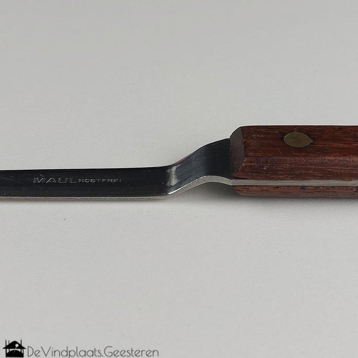 Maul sierlijke briefopener - teak en RVS - jaren 60 design, Antiek en Kunst, Curiosa en Brocante, Ophalen of Verzenden
