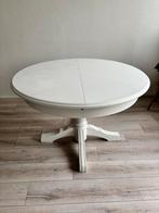 Uitschuifbare ronde/ovale eettafel tot 8/10 personen, Huis en Inrichting, 200 cm of meer, Zo goed als nieuw, Vijf personen of meer