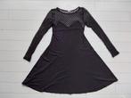 PepperZ maat M zwarte jurk kant kerst feestjurk, Maat 38/40 (M), Verzenden, Zwart, PepperZ