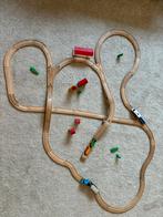 68 delige houten trein baan incl elektrische trein met licht, Kinderen en Baby's, Speelgoed | Houten speelgoed, Overige typen