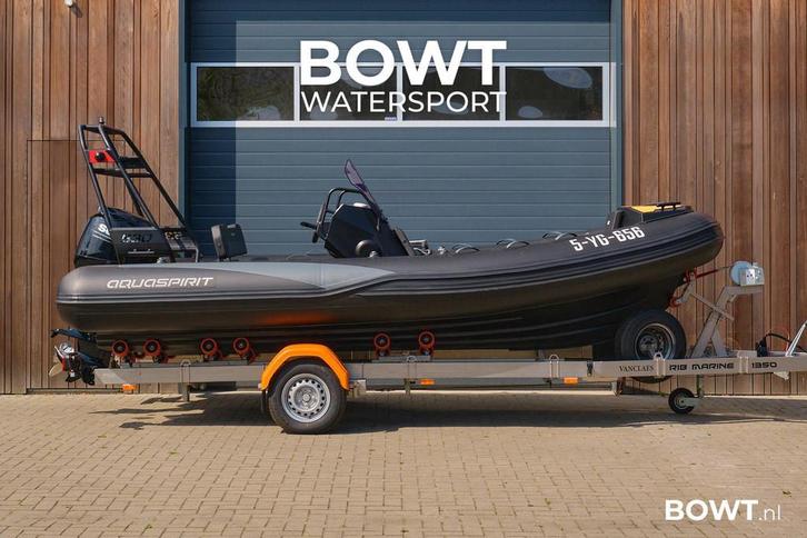 AQUASPIRIT S530CC | Suzuki 100pk | 2023 | 69u | Vanclaes, Watersport en Boten, Rubberboten, Gebruikt, Overige merken, 70 tot 120 pk