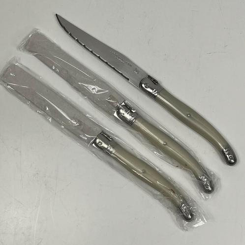 3x Laguiole production inox trempe messen, Huis en Inrichting, Keuken | Bestek, Nieuw, Los bestek, Overige materialen, Ophalen of Verzenden