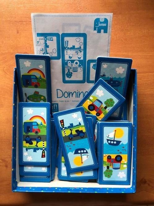 Jumbo Domino spel met 28 kaartjes vanaf 3+, Ophalen of Verzenden, 10 tot 50 stukjes, Nieuw