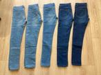 5 blauwe spijkerbroeken My Skinny Fit van Hema, Broek, Meisje, Ophalen of Verzenden, Zo goed als nieuw