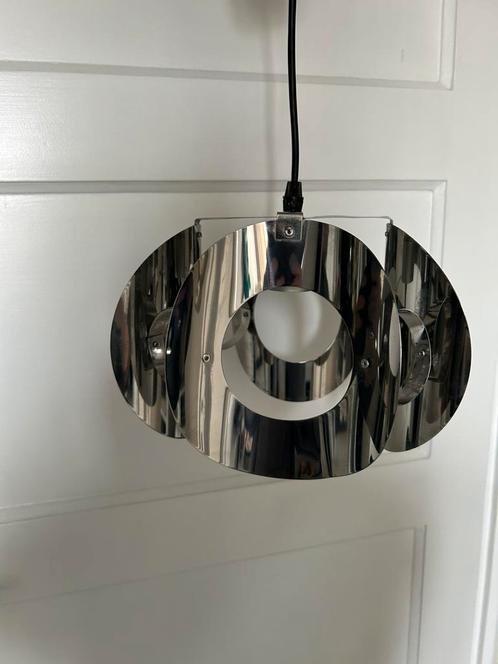 Vintage space age plafondlamp zie info, Huis en Inrichting, Lampen | Hanglampen, Minder dan 50 cm, Metaal, Ophalen