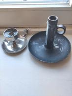Twee kaarsen kandelaars decoratie gratis, Ophalen, Overige materialen, Minder dan 25 cm