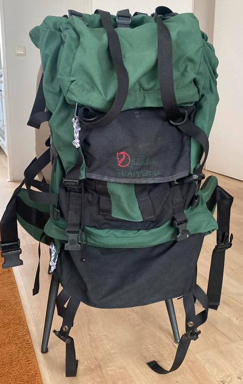 Fjalraven Trapper 65 liter Trekkingrugzak, Sport en Fitness, Bergsport en Wandelen, Gebruikt, Rugzak, Ophalen of Verzenden