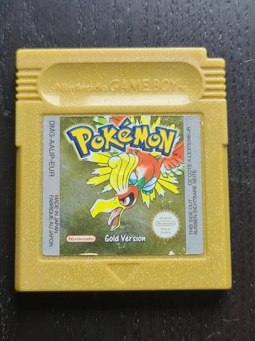 Pokémon Gold Game Boy Color Cartridge beschikbaar voor biedingen