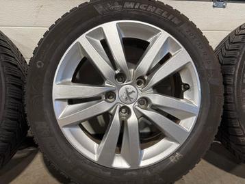 16" lm org. peugeot michelin winterbanden st. 5 x 108 beschikbaar voor biedingen