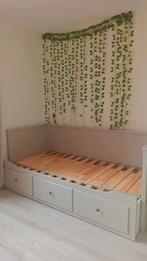 Ikea hemnes bedbank, Huis en Inrichting, Slaapkamer | Bedden, Eenpersoons, Wit, Ophalen of Verzenden, Zo goed als nieuw