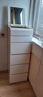 Wit Make-Up Kastje met 6 Lades, Huis en Inrichting, Ophalen of Verzenden, 25 tot 50 cm, Minder dan 100 cm