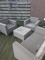 Mooie loungeset van allibert, Ophalen, 4 zitplaatsen, Gebruikt, Bank
