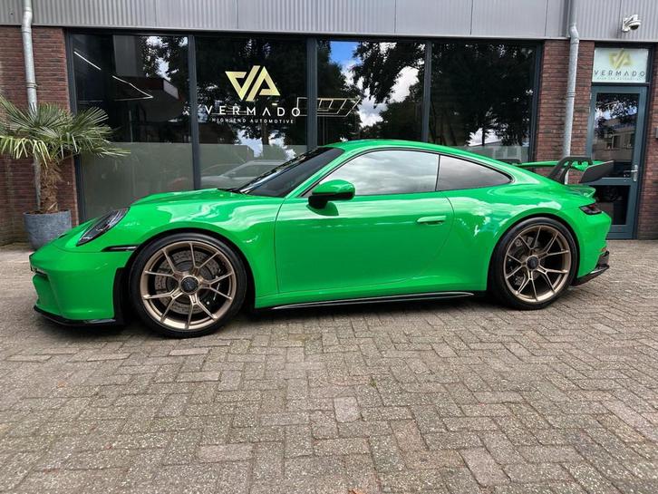 Porsche 911 992 4.0 GT3 Python Green, Lift, PPF, Getint, Auto's, Porsche, Bedrijf, Te koop, ABS, Achteruitrijcamera, Airbags, Airconditioning