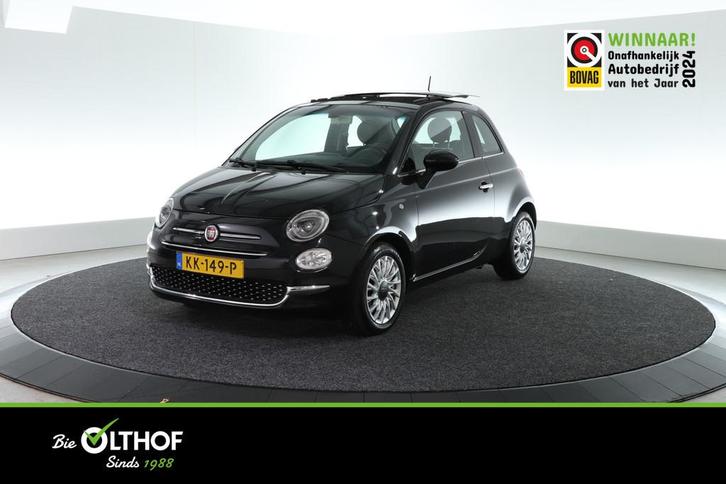 Fiat 500 0.9 TwinAir Turbo Lounge | SCHUIF-KANTEL |, Auto's, Fiat, Bedrijf, Te koop, ABS, Airbags, Airconditioning, Alarm, Bluetooth