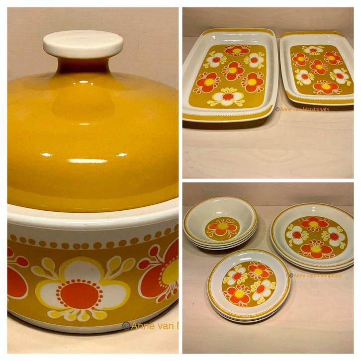 FF Norway Safran Dekor Rolf serviesdelen, Antiek en Kunst, Antiek | Servies los, Ophalen of Verzenden