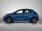 Toyota Yaris 1.5 Hybrid First Edition (bj 2021, automaat), Stof, Gebruikt, Zwart, Blauw