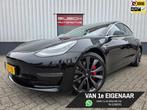 Tesla Model 3 Performance AWD 75 kWh VAN 1e EIGENAAR | 462PK, Automaat, 27 €/maand, 462 pk, Zwart