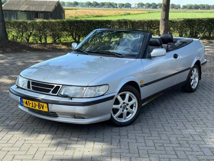 Saab 900 Cabrio 2.0 Turbo SE Talladega Sensonic 41-JJ-BV, Auto's, Saab, Bedrijf, Saab 900, Open dak, Overige brandstoffen, Euro 2