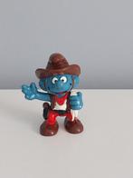 Smurfen. Smurf als Cowboy met Witte Lasso !, Verzamelen, Ophalen of Verzenden, Zo goed als nieuw, Verschillende Smurfen, Poppetje, Figuurtje of Knuffel