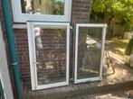 Twee hardhouten raamkozijnen, Doe-het-zelf en Verbouw, Kozijnen en Schuifpuien, Ophalen, Gebruikt, Minder dan 75 cm, Raamkozijn