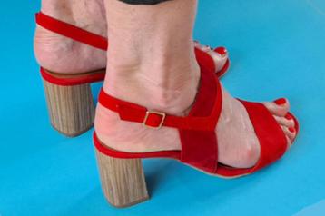 Sjieke Feestelijke Lederen TAMARIS Sandalen M38 met Hoge Hak beschikbaar voor biedingen