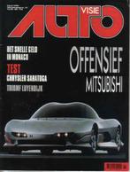 Autovisie 12 1990 : Mercedes Benz 190E 1.8 - Mazda 323 f4, Gelezen, Autovisie, Mercedes, Ophalen of Verzenden