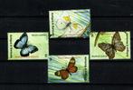 antigua 2007 pf serie vlinders insecten butterflies, Ophalen of Verzenden, Postfris, Dier of Natuur