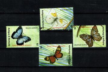 antigua 2007 pf serie vlinders insecten butterflies beschikbaar voor biedingen