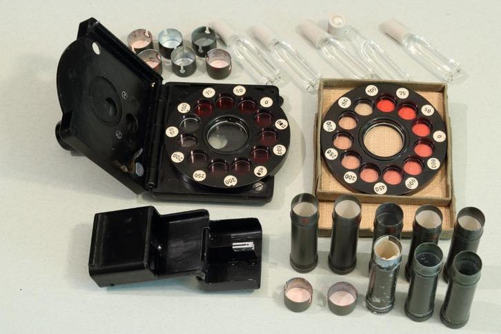 Pools Dosimeter systeem uit koude oorlog zeer compleet, Verzamelen, Militaria | Algemeen, Landmacht, Overige typen, Overige gebieden