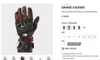 Amper gebruikt! Richa Savage 3 Motorhandschoenen, Dames, Ophalen of Verzenden, Richa, Handschoenen