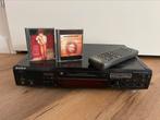 Sony Minidisc Deck MDS-JE520 met AB en twee minidiscs, Ophalen of Verzenden, Minidisc-recorder