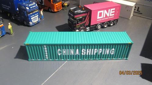 1x DM 40FT en 1x 20FT Container Als Nieuw Staat No Tekno/WSI, Hobby en Vrije tijd, Modelauto's | 1:50, Zo goed als nieuw, Bus of Vrachtwagen