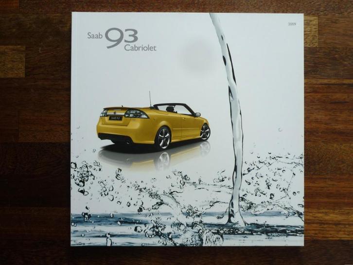 Saab 9-3 Cabriolet (2009), Boeken, Auto's | Folders en Tijdschriften, Nieuw, Overige merken, Ophalen of Verzenden